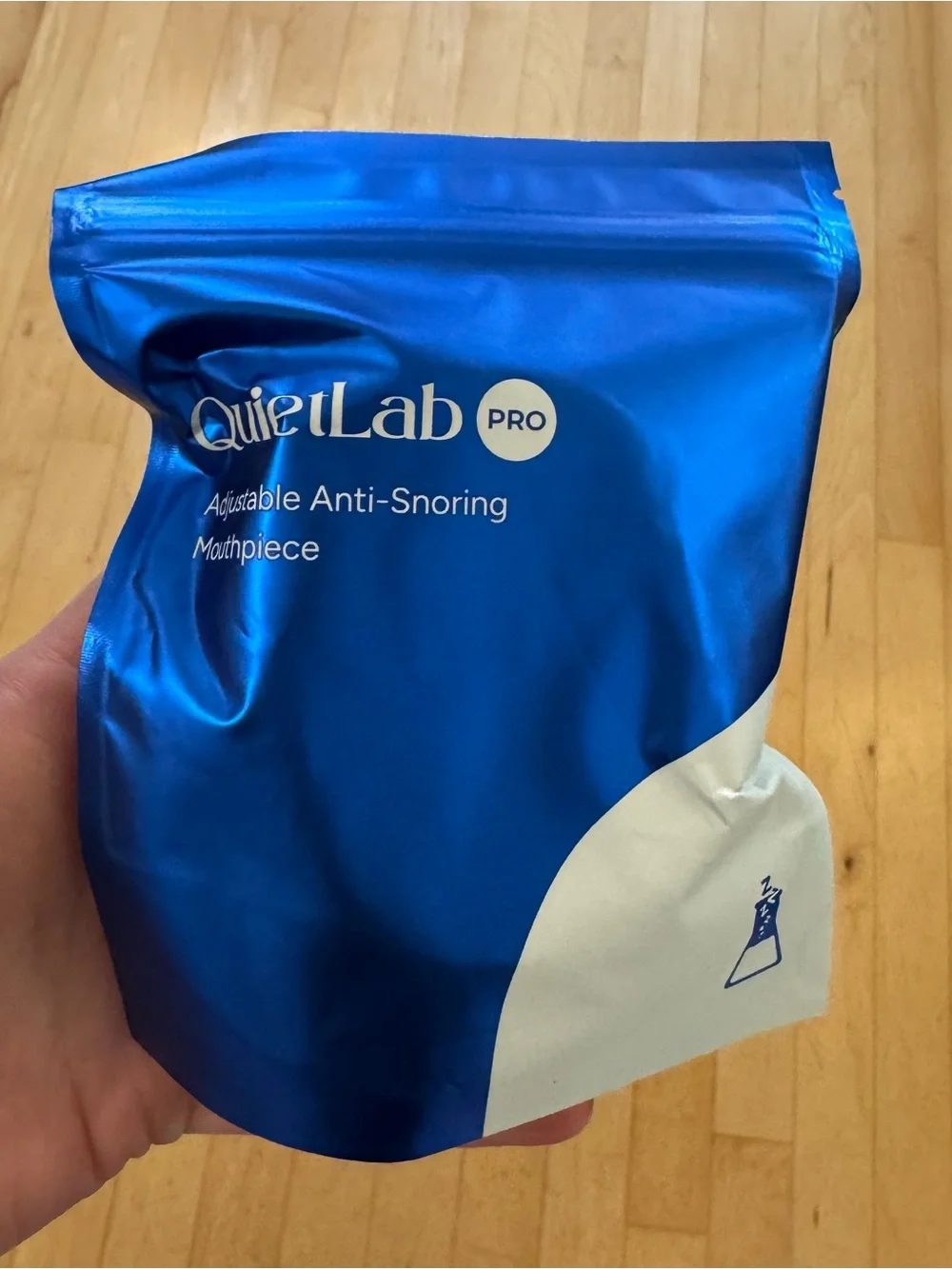 Set of 3 Quiet Lab Pro anti-snoring‎ mouthpiece & brush new in unopened package
